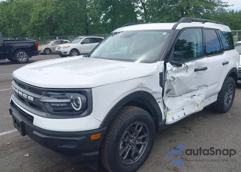 2024 Ford Bronco Sport Big Bend z USA, uszkodzony, nr VIN 3FMCR9B61RRE60141